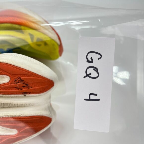 Deckers X Lab Yellow Orange Ombre Athletic Running Shoes Sneaker Women Size 8 - Picture 9 of 9